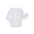 thumbnail image 2 of Sleep On It Girls Foil Print Velour Top and Pants Pajama Set, 2-Piece, Sizes 8-16, 2 of 5