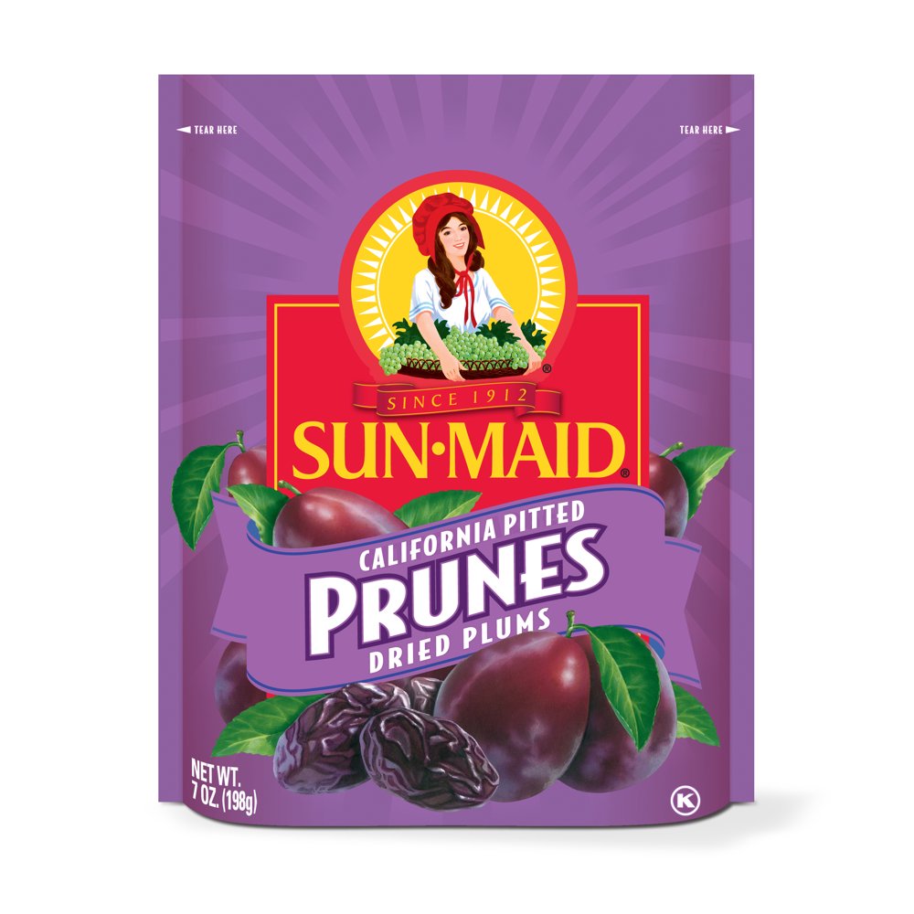 SunMaid California Pitted Prunes Dried Plums, 7 Oz.