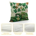 thumbnail image 4 of PHYHOO St.Patrick's Day Pillow Covers,Buffalo Plaid Hat Truck Coin Decorations Holiday Farmhouse Spring Pillow Case Decor for Sofa Couch, 4 of 5