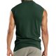 thumbnail image 4 of Camisetas para Hombre con Botón de Ocio de Color Sólido de Bolsillo, Estilo Fino sin Mangas, 4 of 4