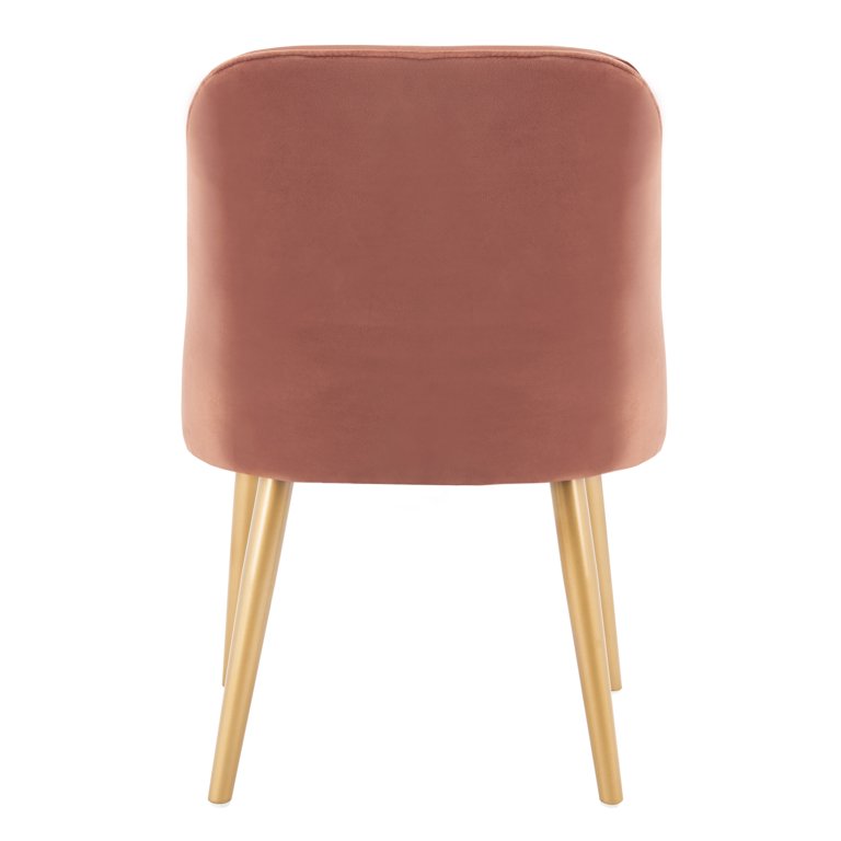 LiLi&LuLu　　0206 SAFAVIEH Lulu Modern Upholstered Dining Chair, Dusty Rose