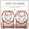 thumbnail image 3 of OFFIGAM White Wooden Chair Set for Wedding Decorations, Boho and Rustic Style Seating, Elegant and Stylish Design, 3 of 11