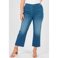 thumbnail image 3 of Catherines Women's Plus Size Petite Right Fit Moderately Curvy Cropped Jean, 3 of 4