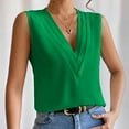 thumbnail image 2 of Timegard Formal Tank Tops for Women Deep V-Neck Layer Business Casual Loose Sleeveless Shirts Top Blouse, 2 of 4