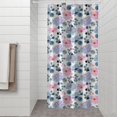 thumbnail image 2 of Pioneer Flower Floral Print Pattern Shower Curtain 36"x72" ,Bathroom Decorative Shower Curtains Set with 12 Hooks,Modern Waterproof Washable Shower Curtain, 2 of 6