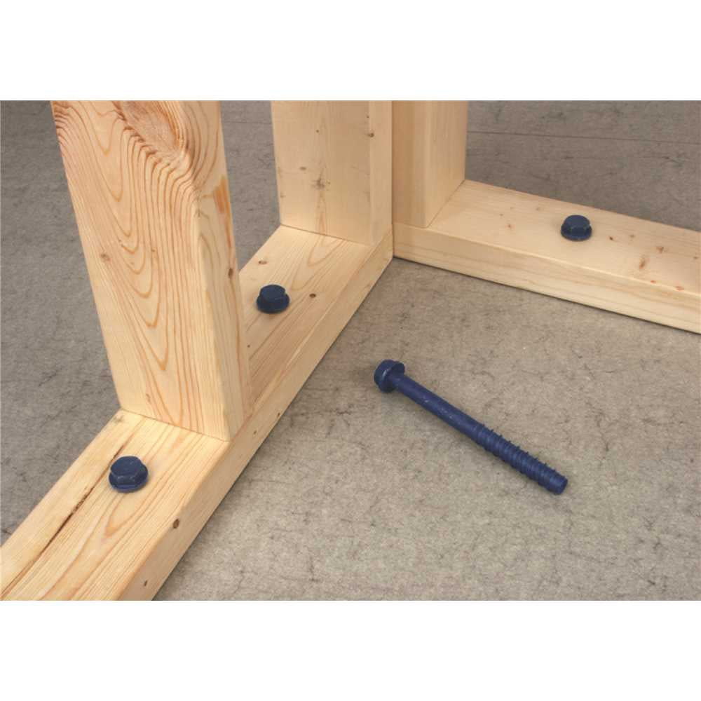 Buildex Tapcon 11414 Concrete Screw Anchor, 3/8 in Drive