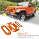 thumbnail image 4 of Cubierta De Panel De Luz De Lectura Funcional Cubierta De Panel De Luz De Lectura Delantera Central Trasera Portátil Ajuste De Ajuste De Panel De Luz Decorativo Para Jeep Wrangler 2018-2021 Jl Jt Scienceny VI009027-03, 4 of 7