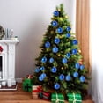 thumbnail image 5 of CHGBMOK 36PCS Christmas Ball Ornaments for Xmas Christmas Tree Decorations, Shatterproof Christmas Ball Decorations for Holiday Wedding Prty Decoration - 1.57"(40mm) - Blue, 5 of 5