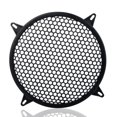 thumbnail image 1 of Black Plastic Mesh Round Car Subwoofer Speaker Cover Speaker Grill Part Speaker Protector, 1 of 2