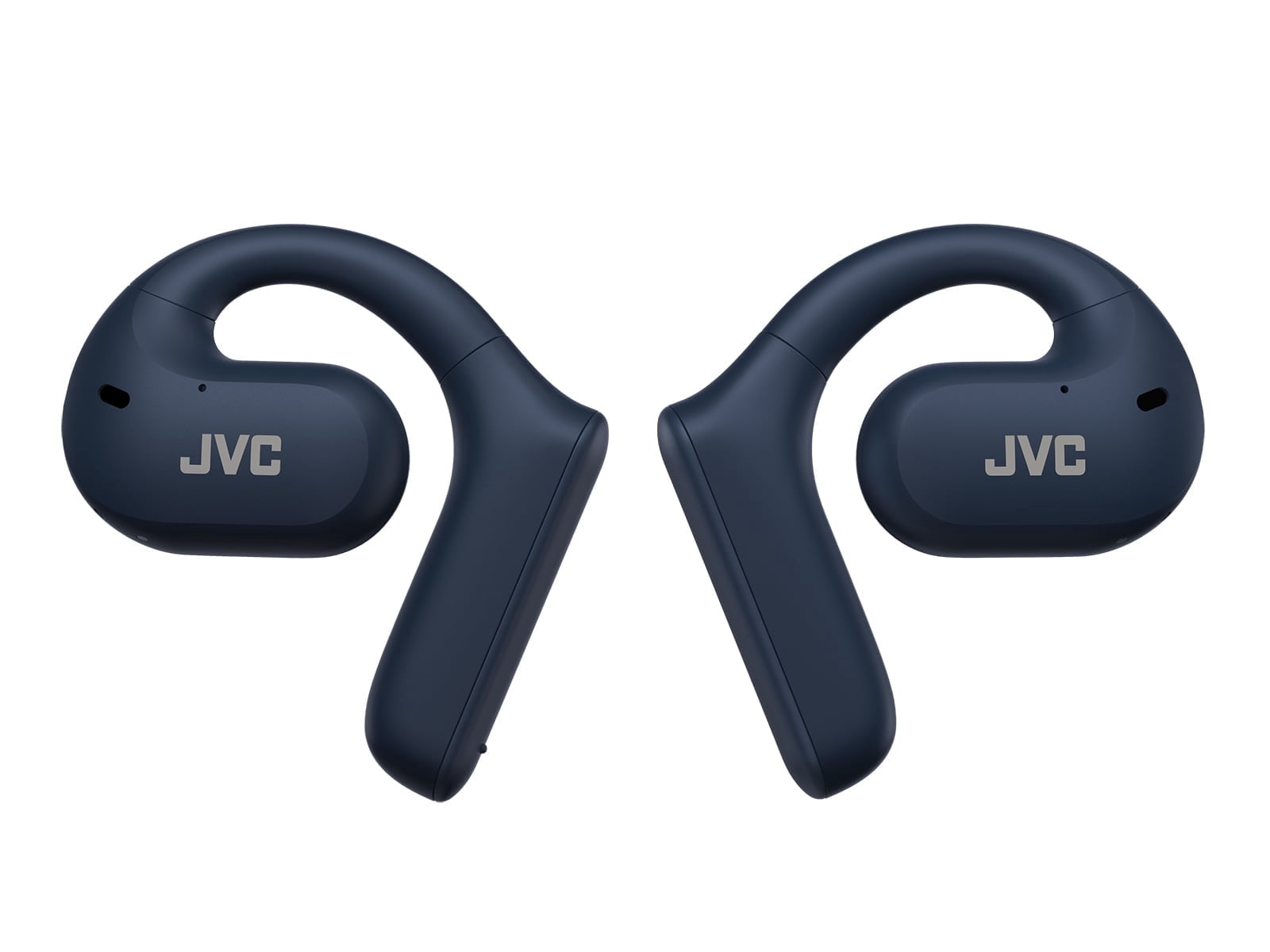 JVC Nearphones Open Ear True Wireless Headphones with 16mm Large Drivers for Powerful Sound, Single Ear use, and Long Battery Life (up to 17 Hours) - HANP35TA (Blue)