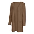 thumbnail image 7 of Jsaierl Lightweight Cardigans Women Long Sleeve Open Front Cardigan with Pockets Solid Cute Top Comfy Soft Kimono Cardigans 2025, 7 of 7