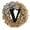 V, variant on Clearance! Nomeni Wreath Unique Last Name Year Round Front Door Wreath with Bow Welcome Sign 26 Letter Farmhouse Wreath for Front Door Spring All Seasons Outside Hanger Decor Gift Home Decor