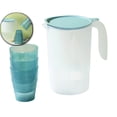 thumbnail image 1 of Dvruxg Pichet d'Eau Froide Isolé - Distributeur d'Eau Chaude et Froide pour Réfrigérateurs - Parfait pour Rafraîchir et Servir des Boissons Rafraîchissantes, Bouilloire de Rangement avec Tasses d'Eau Froide, 1 of 5