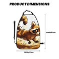 thumbnail image 2 of Gaeub Autumn Raccoon In Forest Print Anti-Kick Storage Mat for Car Seats 2 Pcs, Car Kick Mats with 3 Pocket Protector, Essential Car Seat Protector for Child Car Seat,Car Seat Protector, 2 of 8