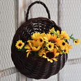 thumbnail image 2 of Flower Pot Hanging Basket Wall Decor Rattan Basket with Easy, 2 of 4