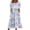 Hot Pink, variant on Ruyang Summer Maxi Dress Women's Short Sleeve A-Line Midi Dresses Casual Floral T-Shirt Dress Flowy Beach Sundress with Pockets