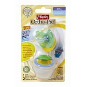 Playtex Ortho-Pro 2 Silicone Nipple Pacifiers 6m+ (Colors may vary)
