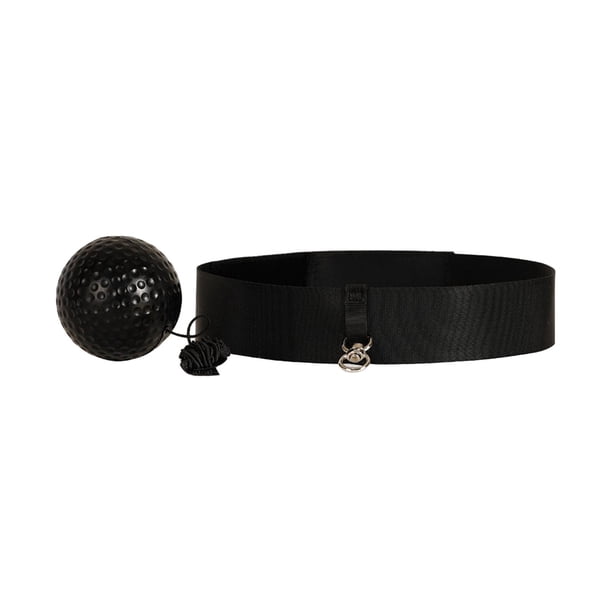 Juego de diadema con pelota de reflejo DYNWAVEMX para Fitness con bola negra de PU