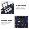 thumbnail image 4 of Bingfone Space Dinosaur Luggage Cover Washable Suitcase Cover Protector Anti-scratch Suitcase cover Fits 18-32 Inch Luggage, 4 of 8