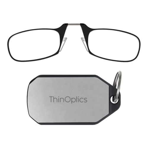 Lectores ThinOptics On-Nose, hombres y mujeres, portátiles, convenientes, delgados y duraderos. 44 mm + 2.5