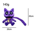 New Smiling Critters Terrifying Animal Series Purple Cat Doll Blue