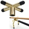 thumbnail image 3 of Pool Bridge, Metal Copper Plating Anti Slip Billiards Snooker Pool Cue Rest Bridge Pool Cue Bridge Pool Bridge Stick Billiard Accessory for Most Pool Cue Sticks, 3 of 7