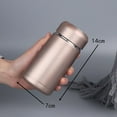 thumbnail image 7 of 320ML Mini Cute Coffee Vacuum Flasks Thermos Stainless Steel Travel Drink Water Bottle Thermoses Cups and Mugs (gold,320ml), 7 of 7