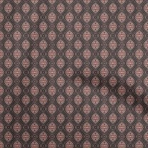 oneOone Viscose Chiffon Black Fabric Running Stitch Diy Clothing Quilting Fabric Print Fabric By Yard 42 Inch Wide