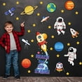 thumbnail image 3 of 42 Pcs Outer Space Bulletin Board Decoration Set Solar System Astronaut Classroom Decor Space Planets Bulletin Board Reach for The Stars Cutouts for School Classroom Chalkboard Wall Decor, 3 of 6