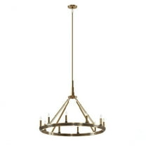 10 Light Large Chandelier in Art Deco Style-27.5 inches Tall and 34 inches Wide Bailey Street Home 147-Bel-4436010