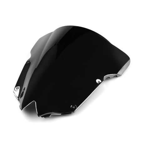 Motor Genic Windshield Windscreen Double Bubble For Yamaha YZF R6 600 2008-2016 Black