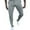 Grey, variant on Men's Casual Slim Fit Solid Color Pant for Daily Wear | Zipper Fly Sports- Trouser with Modern Tailoring for Men