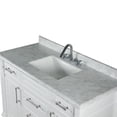 thumbnail image 4 of Bellaterra Home 800632-48SBN-WH 48 in. Single Vanity with Carrara Marble Top, White, 4 of 6