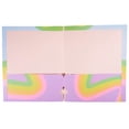 thumbnail image 4 of (2 pack) Ecokind by U Style Mess-Proof Rainbow Glitter Two-Pocket Folder, 11.69" x 9.57", 4 of 9