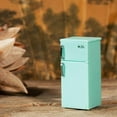 thumbnail image 3 of 1/12 Miniature Retro Kitchen Fridge Freezer Accessor Bedroom F, 3 of 8