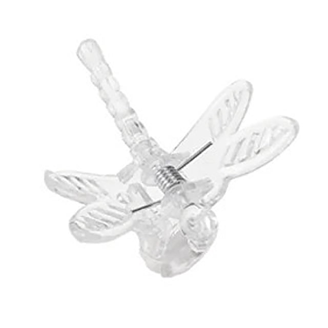 TIELUTT Orchid Clips 1.4x1.4 Inch Support Clips For and Climbing Transparent Garden Support Clips For Indoor Outdoor Squirrel Paper Clips Coated Paper Clips Hair Clips Long 2 Paper Clips Paper Clips