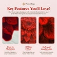 thumbnail image 5 of Planet Rugs 5 Ft Round Floral Plush Accent Rug for Girls Bedroom & Living Room Floor, 5 of 10