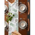 thumbnail image 5 of Table Runner Dresser Scarf 13 x 90 Inch Jellyfish Coral Starfish Seashell Summer Green Ocean Table Runners Non-Slip Heat Kitchen Dining Table Decor for Indoor Outdoor Home Party Decoration, 5 of 7