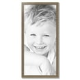 thumbnail image 2 of ArtToFrames 20" x 43" Aged White Gold Picture Frame, 20x43 inch Silver Wood Poster Frame (WOM-2036),  Pack, 2 of 7