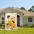 thumbnail image 2 of Amhnf Honey Bees And Flowers Garden Flag For Home Outdoor Garden Yard Decor 12x18 inch, 2 of 5