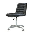 thumbnail image 1 of Chaise de bureau Brajon (simili cuir) de couleur marron, 1 of 2