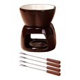 thumbnail image 2 of Juego de mini fondue Juego de fondue de queso Olla para derretir Tazón de estufa fácil de usar Calentador Calentador Macarena Taza de fondue de chocolate, 2 of 8