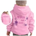 thumbnail image 4 of Kids Jesus Loves You Hoodies Letter Print Sweatshirt Long Sleeves Warm Loose Pullover Christian Clothing for Little Girls 2-3 Years, 4 of 4