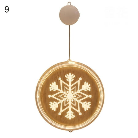 

Mpeace 3D Christmas Tree LED Pendant Lights Hanging Night Lamp Window Indoor Home Decor