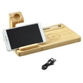 thumbnail image 6 of Bamboo Wireless Charging Stand, Wireless Charging Station Charging Dock, Bamboo Phone Holder Fast Charger Stand for Tablet, Phone, 6 of 11