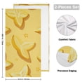 thumbnail image 2 of Carambola Stars Hand Towel Absorbent Bath Towels for Bathroom Sports Gym 28" x 14" Set of 2, 2 of 8