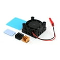 thumbnail image 3 of 4 Pcs Ventilateur Carré avec Dissipateur de Chaleur Kit de Refroidissement pour Raspberry Pi 4 Modèle B 3B+ 2B B+, 3 of 10