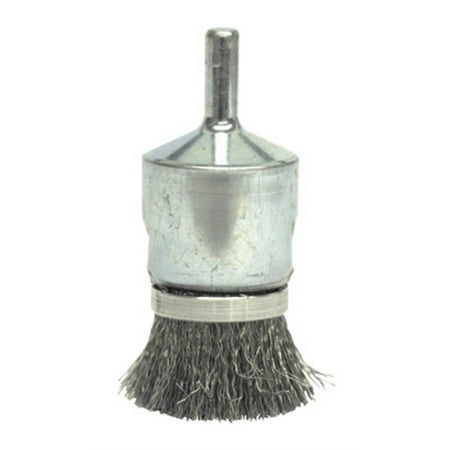 Steel Wheels Band - Banded Crimped Wire End Brushes, Steel, 20,000 Rpm, 1/2