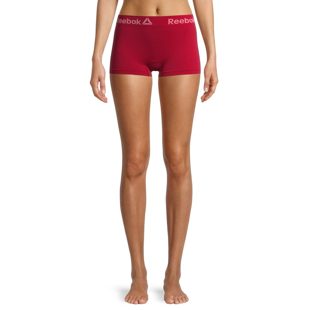Reebok Reebok Women's Seamless Boyshort Panties, 4Pack