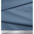 thumbnail image 3 of Soimoi Blue Silk Fabric Flower Geometric Decor Fabric Printed Yard 42 Inch Wide, 3 of 3